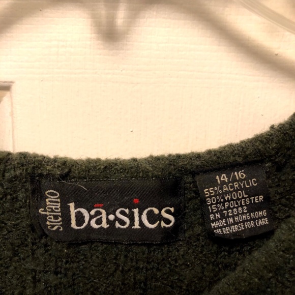 Women’s Green Knit Sweater - Picture 3 of 3